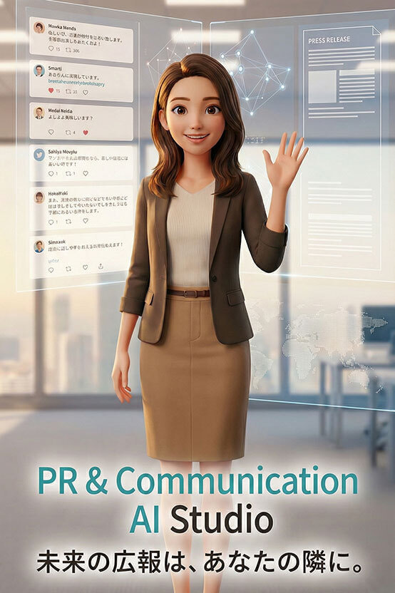 アバター広報xaiをイメージする画像