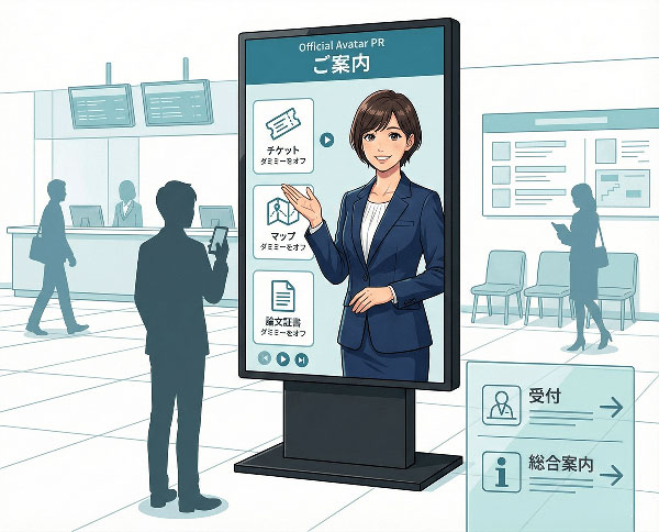 店舗・窓口のデジタルサイネージ